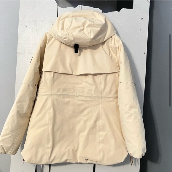 Obermeyer Meribel Down Winter Skiing Jacket Size 10 Adjustable Waist Sandbar New - Picture 7 of 16